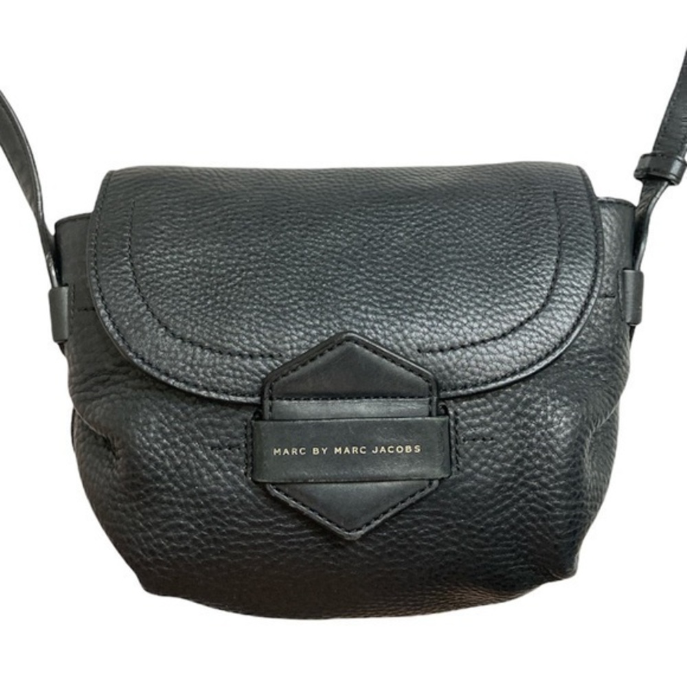 Marc by marc Jacob black leather mini crossbody bag
